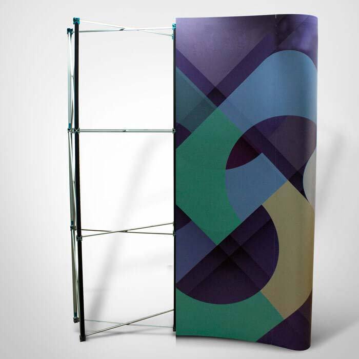 Rigid Display Stand Half Frame And Graphic